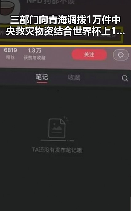 三部门向青海调拨1万件中央救灾物资结合世界杯上168名儿童纪念事件引发关注